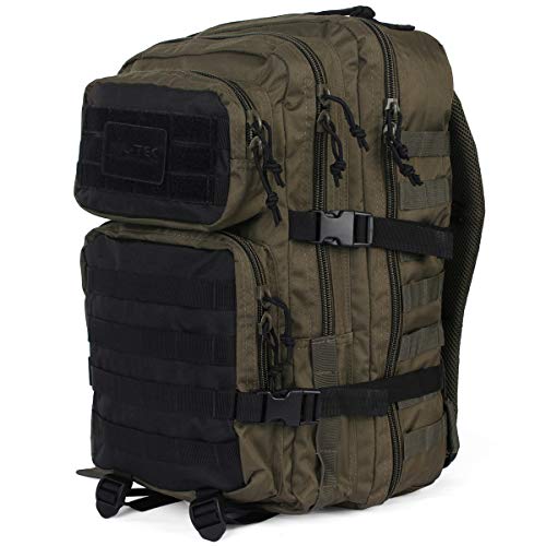 Mil-Tec US Assault Mochila Grande Ranger Green/Negro Mil-Tec US Assault Mochila Grande Ranger Green/Negro