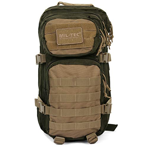 Mil-Tec US Assault Mochila Pequeño Ranger Green/Coyote