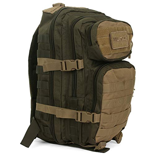 Mil-Tec US Assault Mochila Pequeño Ranger Green/Coyote