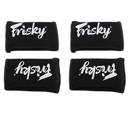 Milageto 4pcs Negro Protector de Nudillos de Boxeo Protector Almohadilla Protectora Debajo de Las Envolturas de La Mano Milageto 4pcs Negro Protector de Nudillos de Boxeo Protector Almohadilla Protectora Debajo de Las Envolturas de La Mano