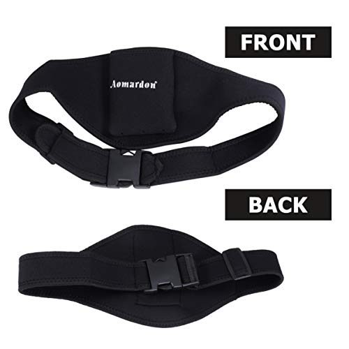 MILISTEN - Cinturón para micrófono vertical con transmisor, bolsa para instructores de fitness, llamador de altavoz Teatro negro