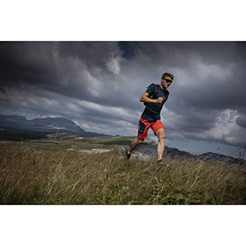 Millet Ltk Speed Long Short Hiking Shorts, Fire/Orion Blue, XL Mens Millet Ltk Speed Long Short Hiking Shorts, Fire/Orion Blue, XL Mens