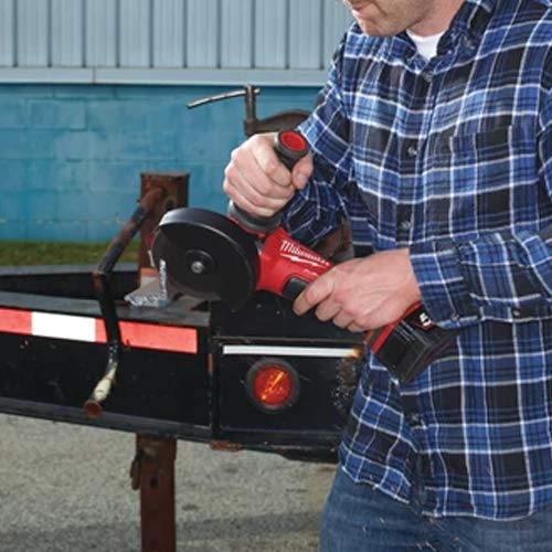 Milwaukee M18CAG-125XPD-0 Amoladora sin escobillas, 18 V, rojo