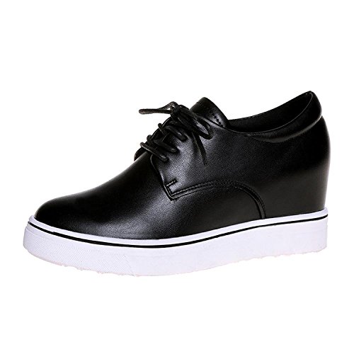 Mine Tom Mujer Zapatos Deportivos Casual Zapatillas Moda Lazada Plataforma Zapatos Botas Negro 39