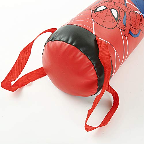 Mingliang Conjunto de Guantes de Boxeo para niños Spider-Man,Navidad Dibujos Animados Descompresión Juguete Equipo Deportivo Boxeo Regalo de cumpleaños Vengadores