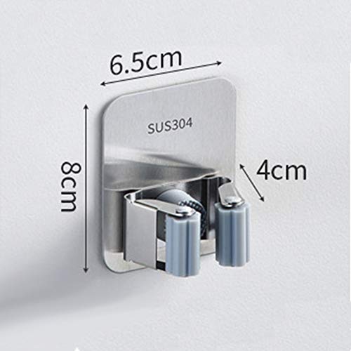 MINGZE 3 Piezas Soporte para escoba y fregona, autoadhesivo 304 Acero Inoxidable Colgador de escobas soporte fregonas sujeta cepillo Colgador de Escobas y Fregonas Adhesivos Pared MINGZE 3 Piezas Soporte para escoba y fregona, autoadhesivo 304 Acero Inoxidable Colgador de escobas soporte fregonas sujeta cepillo Colgador de Escobas y Fregonas Adhesivos Pared