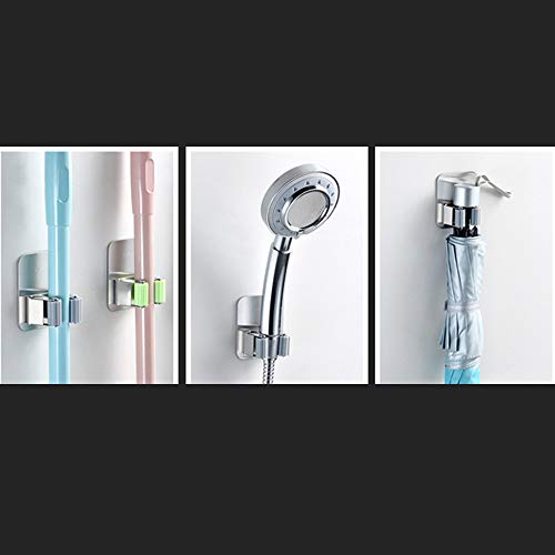 MINGZE 3 Piezas Soporte para escoba y fregona, autoadhesivo 304 Acero Inoxidable Colgador de escobas soporte fregonas sujeta cepillo Colgador de Escobas y Fregonas Adhesivos Pared MINGZE 3 Piezas Soporte para escoba y fregona, autoadhesivo 304 Acero Inoxidable Colgador de escobas soporte fregonas sujeta cepillo Colgador de Escobas y Fregonas Adhesivos Pared