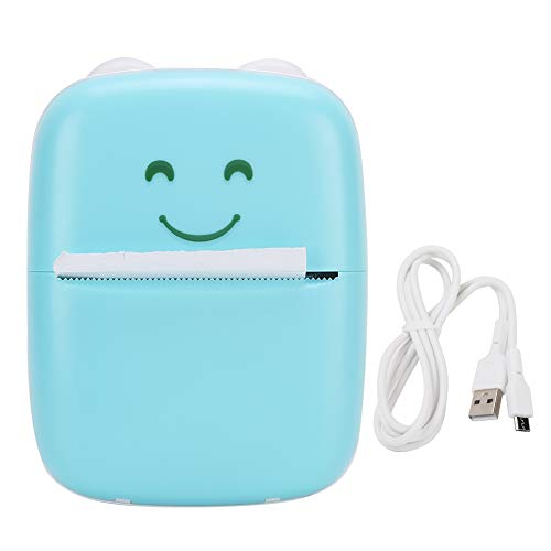 Mini impresora de bolsillo Bluetooth, impresora portátil Mini impresora de papel Impresora móvil Impresora inalámbrica portátil Máquina para hacer etiquetas para asistencia laboral/impresión de fotos/