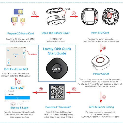 Mini Localizador GPS con Aplicación Gratuita para Android iOS/Rastreo GPS en Tiempo Real/Geo-Cerca/Alarmas SOS/Conversación bidireccional, Portátil GPS Tracker para Niños Adultos Mayores Mini Localizador GPS con Aplicación Gratuita para Android iOS/Rastreo GPS en Tiempo Real/Geo-Cerca/Alarmas SOS/Conversación bidireccional, Portátil GPS Tracker para Niños Adultos Mayores