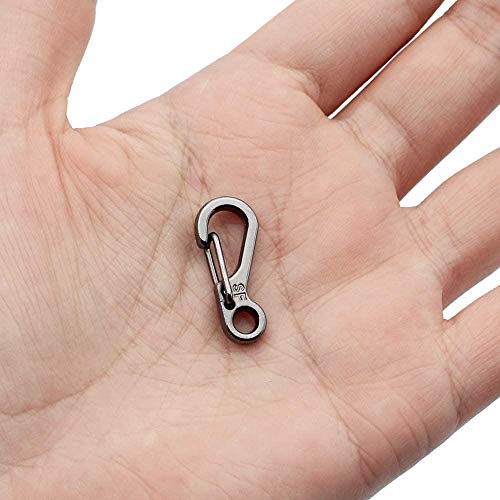 Mini Mosquetón, 30 Piezas Mosquetones de Escalada Clip, Aleación Clip Gancho Rápido, Mini Llaveros Mosquetón, para Camping Viajar Senderismo Llaveros al Aire Libre (3 Colores) Mini Mosquetón, 30 Piezas Mosquetones de Escalada Clip, Aleación Clip Gancho Rápido, Mini Llaveros Mosquetón, para Camping Viajar Senderismo Llaveros al Aire Libre (3 Colores)