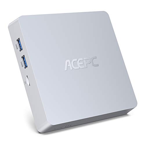 Mini PC,Windows 10 Pro Intel Atom Z8350 Mini computadora sin ventilador Computadora de escritorio de 8GB DDR3/128GB eMMC compatible con 4K HD,Salida HDMI + VGA, WiFi 2.4G/5G,Gigabit Ethernet,Bluetooth Mini PC,Windows 10 Pro Intel Atom Z8350 Mini computadora sin ventilador Computadora de escritorio de 8GB DDR3/128GB eMMC compatible con 4K HD,Salida HDMI + VGA, WiFi 2.4G/5G,Gigabit Ethernet,Bluetooth