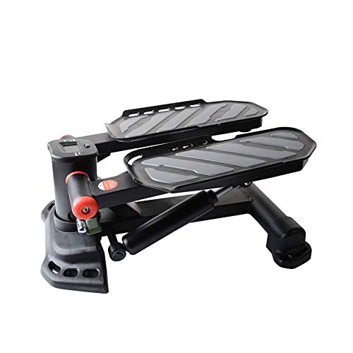 Mini Stepper con Pedal torsional Ajustable, con Resistencia hidráulica, pies Antideslizantes y Pantalla LCD, Multifuncional Fitness Stepper Adelgazante