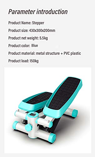 Mini Stepper, Máquina de Step De Ejercicio Interior Escaladora para Piernas, Stepper para Hacer Ejercicio de gluteos y piernas, LCD Pantalla Multifuncional, Carga -150KG