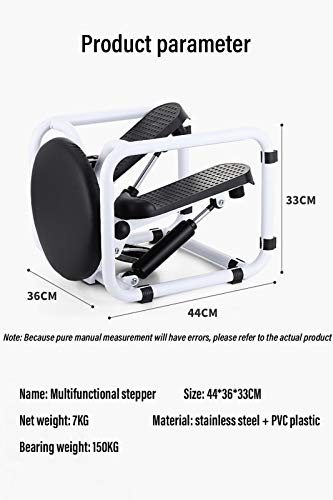 Mini Stepper, Máquina de Step De Ejercicio Interior Escaladora para Piernas, Stepper para Hacer Ejercicio de gluteos y piernas, LCD Pantalla Multifuncional, Carga -150KG