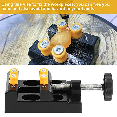Mini taladro de peso ligero tornillo de banco de madera de tamaño pequeño para reparaciones, trabajos de hobby para el taller de modelos de garaje Mini taladro de peso ligero tornillo de banco de madera de tamaño pequeño para reparaciones, trabajos de hobby para el taller de modelos de garaje