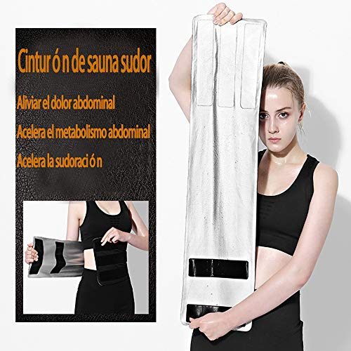 MINIRAH! Sauna Slimming Belt Fajas Reductoras Adelgazantes Hot Shaper Neopreno Chaleco Hot Shaper de Sudoración Fitness Deportivo Corset para Mujer Hombre (Negro, M)