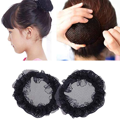 Minkissy 10 Piezas para Mujer Redes para El Cabello Ballet Danza Patinaje Moño Cubierta Banda Elástica Redecillas Accesorios para El Cabello para Niñas Mujeres Etapa