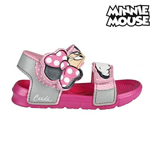 Minnie Mouse S0706691, Flat Sandal Unisex-Child, Rosa, 27 EU Minnie Mouse S0706691, Flat Sandal Unisex-Child, Rosa, 27 EU