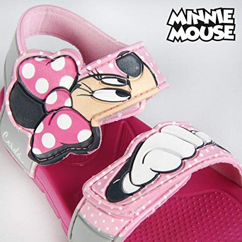 Minnie Mouse S0706691, Flat Sandal Unisex-Child, Rosa, 27 EU Minnie Mouse S0706691, Flat Sandal Unisex-Child, Rosa, 27 EU