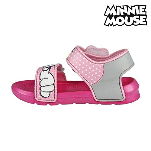 Minnie Mouse S0706691, Flat Sandal Unisex-Child, Rosa, 27 EU Minnie Mouse S0706691, Flat Sandal Unisex-Child, Rosa, 27 EU