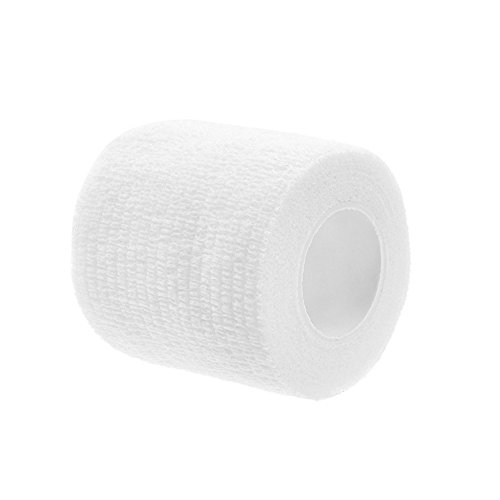 Mintice 10 X vendaje autoadhesivo vendajes cohesivos fuerte elástico cinta de primeros auxilios color de blanco para muñeca tobillo deporte Los 4.5mx5cm