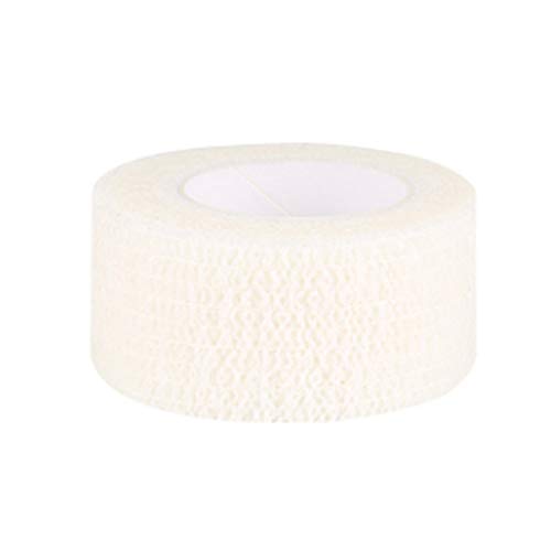 Mintice 10 X Vendajes autoadhesivos Envoltura cohesiva elástico Fuerte Cinta de Primeros Auxilios Blanco Color para muñeca Tobillo Deporte 4.5mx2.5cm