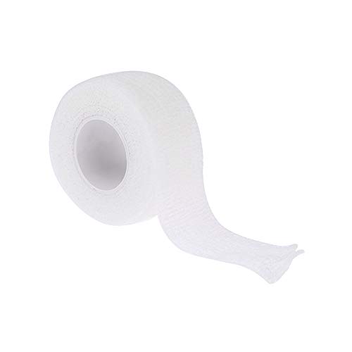 Mintice 10 X Vendajes autoadhesivos Envoltura cohesiva elástico Fuerte Cinta de Primeros Auxilios Blanco Color para muñeca Tobillo Deporte 4.5mx2.5cm