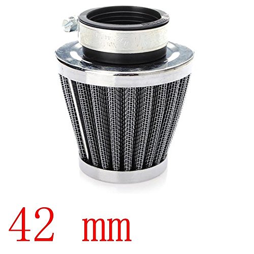Mintice 42mm Mini Blue Universal Car Motor Cone Cold Clean Air Intake Filter Turbo Vent Vehicle