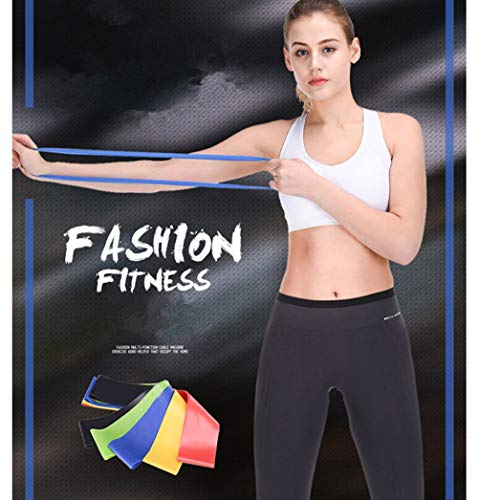 mioni Bandas Elásticas Fitness/Bandas de Resistencia Conjunto De Bandas De Resistencia, Usar Guías De Ejercicios En Gimnasios Caseros, Ejercicios De Caderas Y Piernas.