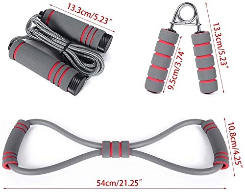 Mirui Rodamientos de Bolas Equipo de la Aptitud Conjunto comba de apretón de la Mano del Entrenamiento de Resistencia fortalecedor de la Banda de formación Mirui Rodamientos de Bolas Equipo de la Aptitud Conjunto comba de apretón de la Mano del Entrenamiento de Resistencia fortalecedor de la Banda de formación