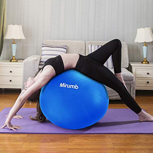 Mirumb Pelota de Ejercicio, Massage Balls Pelota de Pilates Yoga Ball 75CM 65CM 55CM con Bomba Anti Explosión para Fitness, Embarazo,Oficina,Silla de Equilibrio,Gimnasio Mirumb Pelota de Ejercicio, Massage Balls Pelota de Pilates Yoga Ball 75CM 65CM 55CM con Bomba Anti Explosión para Fitness, Embarazo,Oficina,Silla de Equilibrio,Gimnasio