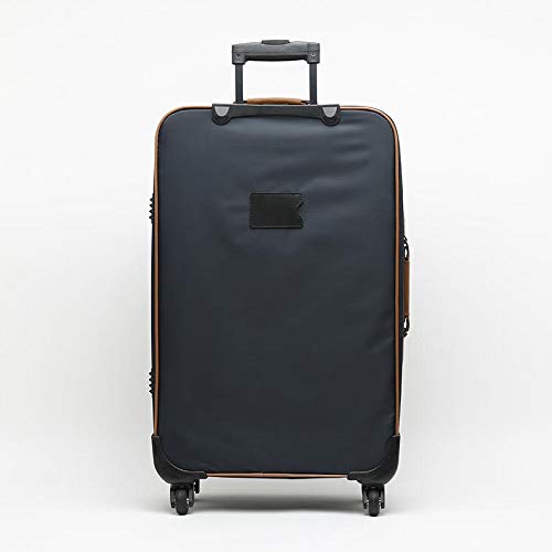 Misako – Maleta de Viaje LELSIE Mediana 69 X 35 X 23CM - 53L - 3,0KG en Color Azul Marino | 4 Ruedas Giratorias | Maleta Blanca de Gran Tamaño