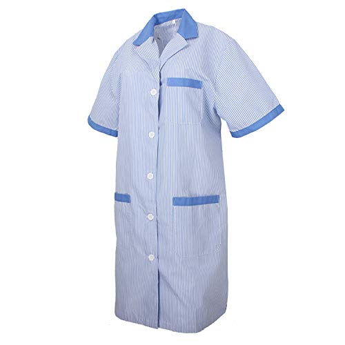 MISEMIYA - Bata SEĂORA Mujer ESTĂTICA Uniforme Laboral Dentista CLINICA Doctores Limpieza Veterinaria SANIDAD HOSTELERĂA Ref.T8162 - XXL, Bata Laboratorio T8162-4 Celetes MISEMIYA - Bata SEĂORA Mujer ESTĂTICA Uniforme Laboral Dentista CLINICA Doctores Limpieza Veterinaria SANIDAD HOSTELERĂA Ref.T8162 - XXL, Bata Laboratorio T8162-4 Celetes