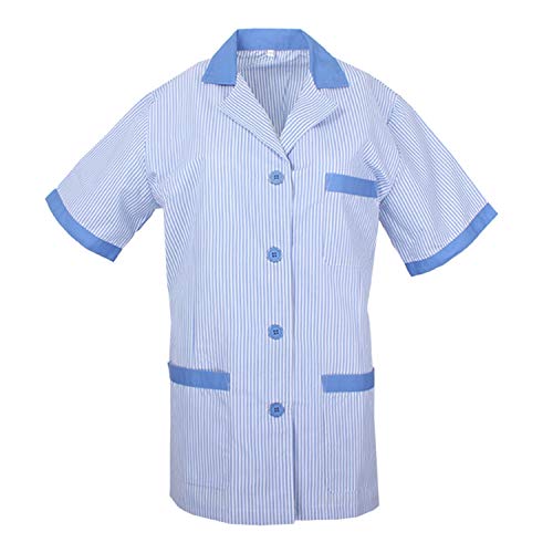 MISEMIYA - Casaca Camisa Camisetas Mujer Uniformes Laboratorios Uniformes Medicos Clinica Veterinarias Ref.T820 - S, Camisa Sanitarios T820-4 Celetes