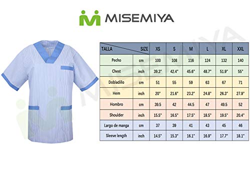 MISEMIYA - Casaca Mangas Cortas Uniforme Laboral CLINICA Hospital Limpieza Veterinaria Dentista ESTÉTICA Médico Enfermería - Ref:T817 - M, Fucsia MISEMIYA - Casaca Mangas Cortas Uniforme Laboral CLINICA Hospital Limpieza Veterinaria Dentista ESTÉTICA Médico Enfermería - Ref:T817 - M, Fucsia