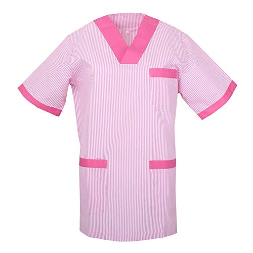 MISEMIYA - Casaca Mangas Cortas Uniforme Laboral CLINICA Hospital Limpieza Veterinaria Dentista ESTÉTICA Médico Enfermería - Ref:T817 - M, Fucsia MISEMIYA - Casaca Mangas Cortas Uniforme Laboral CLINICA Hospital Limpieza Veterinaria Dentista ESTÉTICA Médico Enfermería - Ref:T817 - M, Fucsia