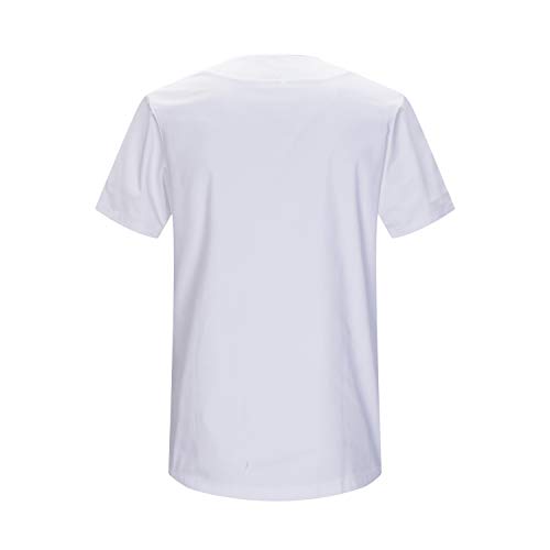 MISEMIYA - Casaca Unisex MÉDICO Enfermera Uniforme Limpieza Laboral ESTÉTICA Dentista Veterinaria Sanitario HOSTELERÍA - Ref.817 - M, Blanco