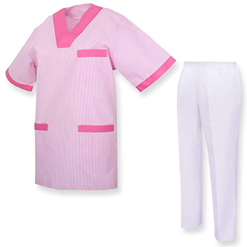 MISEMIYA - Casaca Y PANTALĂN Sanitarios Unisex Uniformes Sanitarios MĂDICOS - M, Conjuntos Sanitarios T817 Fucsia MISEMIYA - Casaca Y PANTALĂN Sanitarios Unisex Uniformes Sanitarios MĂDICOS - M, Conjuntos Sanitarios T817 Fucsia