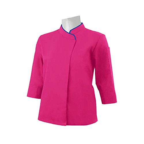 MISEMIYA - Chaquetas Uniformes Chef COCINERA Bar Restaurante HOSTELERÍA Mangas LARGAS - Ref.703 - Large, Fucsia MISEMIYA - Chaquetas Uniformes Chef COCINERA Bar Restaurante HOSTELERÍA Mangas LARGAS - Ref.703 - Large, Fucsia