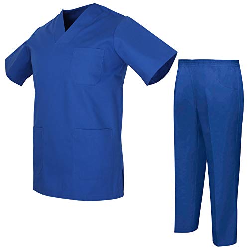 MISEMIYA - Pijams Sanitarios Unisex Uniformes Sanitarios Uniformes Médicos 817-8312 - M, Casaca Sanitarios 817-2 Blanco MISEMIYA - Pijams Sanitarios Unisex Uniformes Sanitarios Uniformes Médicos 817-8312 - M, Casaca Sanitarios 817-2 Blanco