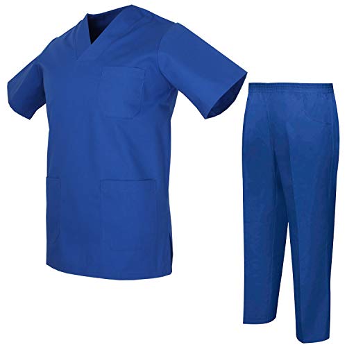 MISEMIYA - Pijams Sanitarios Unisex Uniformes Sanitarios Uniformes Médicos 817-8312 - M, Casaca Sanitarios 817-2 Blanco