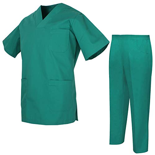 MISEMIYA - Pijams Sanitarios Unisex Uniformes Sanitarios Uniformes Médicos 817-8312 - XS, Casaca Sanitarios 817-2 Blanco