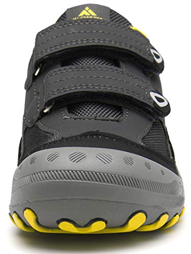 Mishansha Zapatillas Deportivas Ligeras Niños Casual Moda Zapatos de Gimnasia para Caminar Transpirable Cómoda Zapatillas de Corre Gris Gr.28