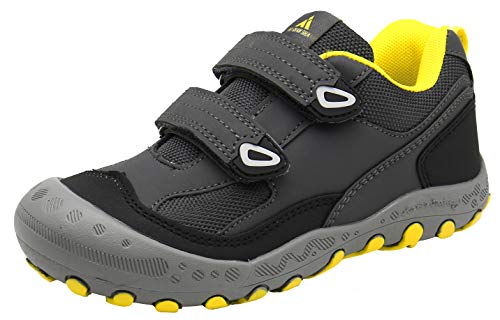 Mishansha Zapatillas Deportivas Ligeras Niños Casual Moda Zapatos de Gimnasia para Caminar Transpirable Cómoda Zapatillas de Corre Gris Gr.28