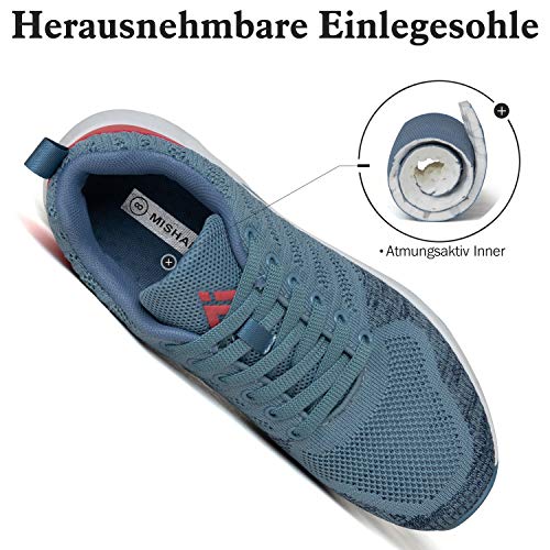 Mishansha Zapatillas Running Mujer Zapatos de Correr Niña Antideslizantes Respirable Running Air Sneakers Casual Plataforma Azul 42 Mishansha Zapatillas Running Mujer Zapatos de Correr Niña Antideslizantes Respirable Running Air Sneakers Casual Plataforma Azul 42
