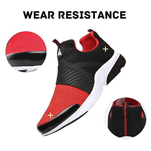 Mishansha Zapatos de Running para Hombre Mujer Comodos Respirable Caminar Fitness Zapatillas Unisexo Adulto Antideslizantes Bajo Superior Sneakers Ultraligero Zapato Casuales, Rojo 40 Mishansha Zapatos de Running para Hombre Mujer Comodos Respirable Caminar Fitness Zapatillas Unisexo Adulto Antideslizantes Bajo Superior Sneakers Ultraligero Zapato Casuales, Rojo 40