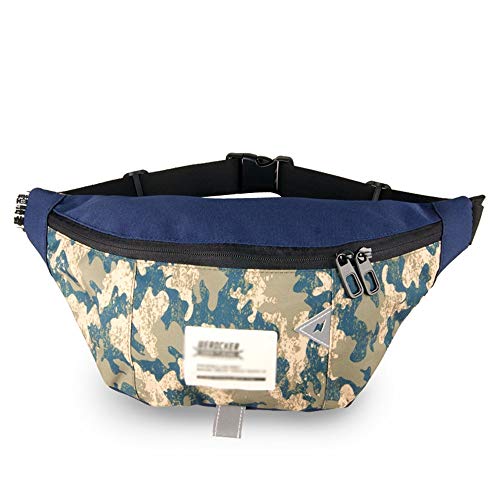 MISLD Bolsos de hombro Bolso bandolera Paquete de cintura Hombres y Femalestreet Paquete de cofre Mochila pequeña de camuflaje for correr al aire libre Mochila pequeña adecuada for montar Motion Fitne