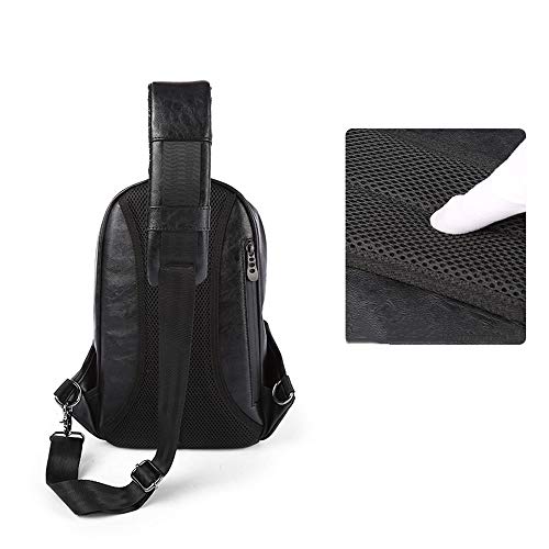 MISLD Bolsos de hombro Bolso bandolera Paquete de cintura Hombres y Femalestreet Paquete de cofre Versión coreana al aire libre Paquete de ocio Cortex Mochila pequeña Adecuado for montar Motion Fitnes