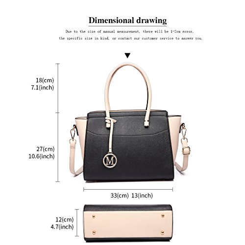 Miss Lulu Bolso Bandolera de Diseñador Magnífico Bolso Elegante Bolsos de Hombro con Estilo Miss Lulu Bolso Bandolera de Diseñador Magnífico Bolso Elegante Bolsos de Hombro con Estilo