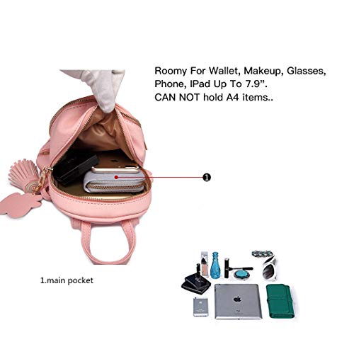 Miss Lulu Mujer Bolsos mochila Bolsos de mano Bolsos bandolera Mochila de a diario Bolsa de Viaje Bolsos de peso Ligero Daypack para Escuela trabajo fecha (Rosa) Miss Lulu Mujer Bolsos mochila Bolsos de mano Bolsos bandolera Mochila de a diario Bolsa de Viaje Bolsos de peso Ligero Daypack para Escuela trabajo fecha (Rosa)